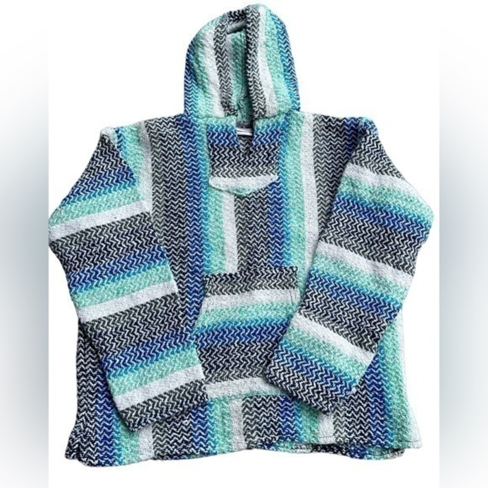The Original Ron Jon Surf Shop Mexican BAJA Hoodie Poncho  - Size Small